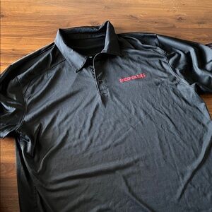 NFL Nike Dri-Fit Washington Redskins Black Football Golf Polo | XL